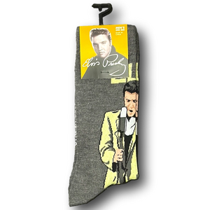 3/$20 Elvis Presley Retro Funny Novelty Crew Socks - NWT